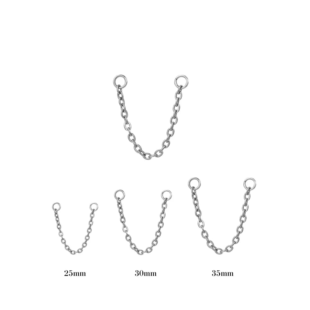 Titanium Basic Chain Attachment • Cartilage Dangling Chain