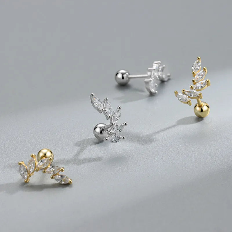 Luxe Marquise Barbell Stud Earrings (20G)