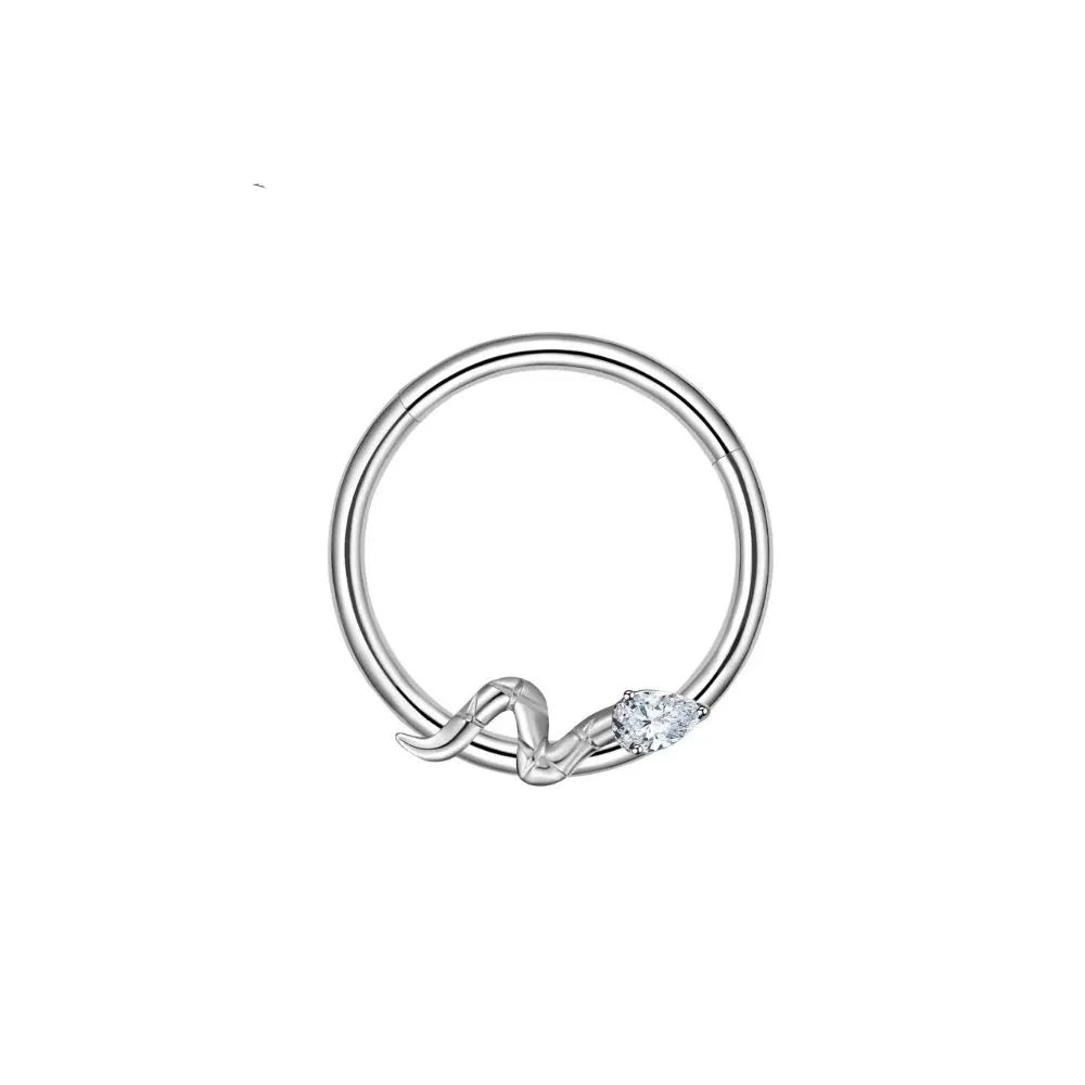 Titanium Zoya Diamond Snake Clicker