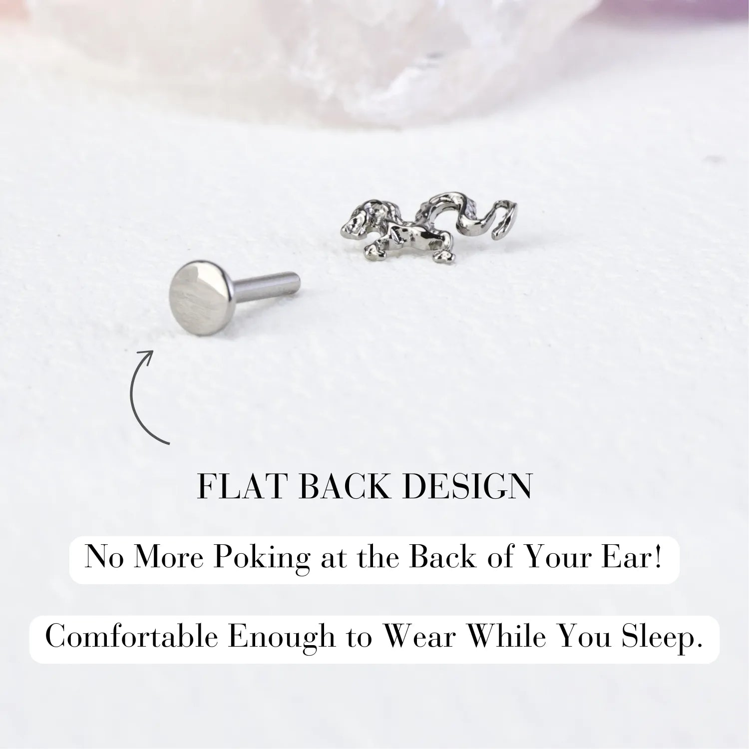 Titanium Dragon Piercing Stud