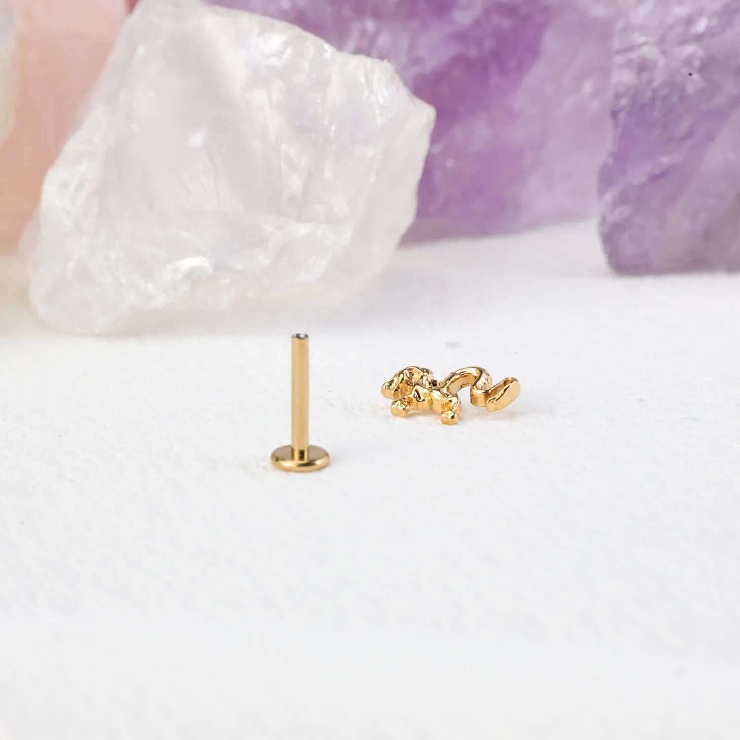 Titanium Dragon Piercing Stud