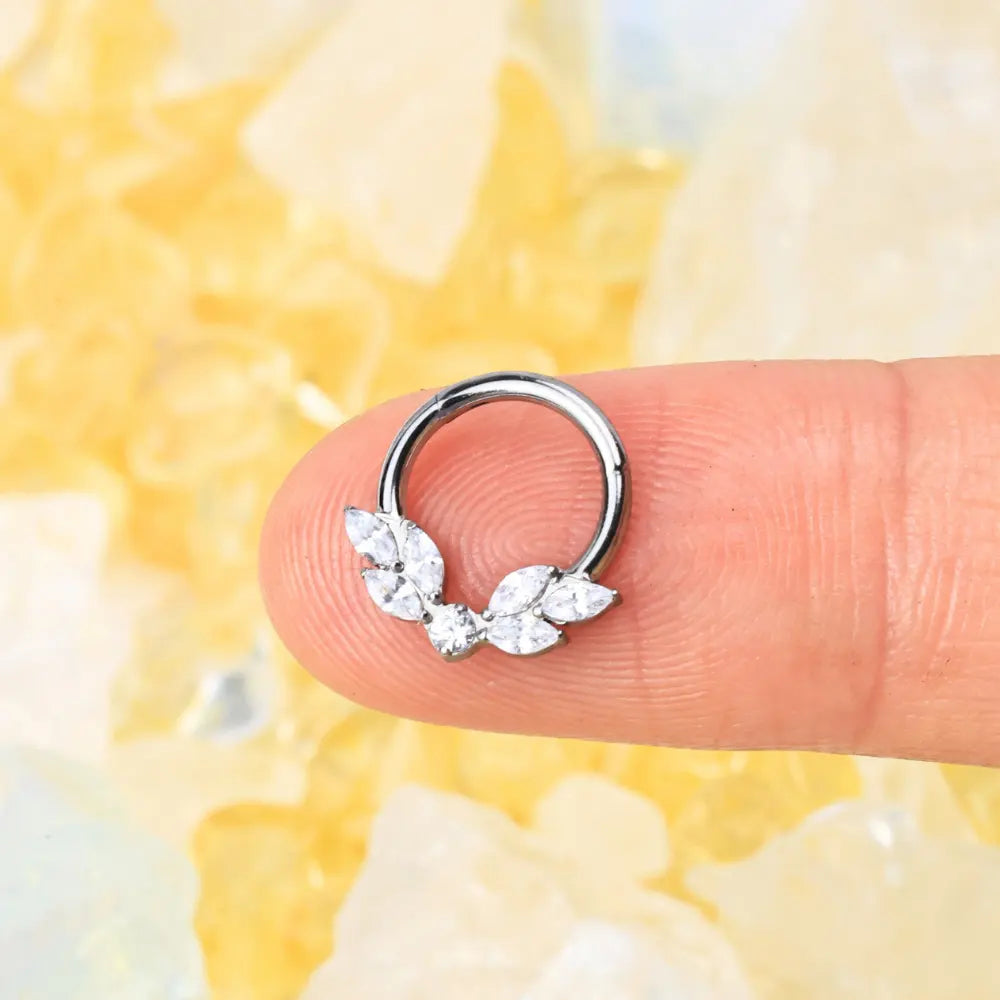 Titanium Birth of the Butterfly Diamond Clicker