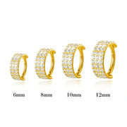 Titanium Anika Luxe Diamond Clicker | Helix Ring | Conch Hoop