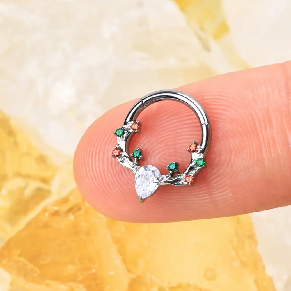Titanium Diamond Reindeer Clicker - Spring