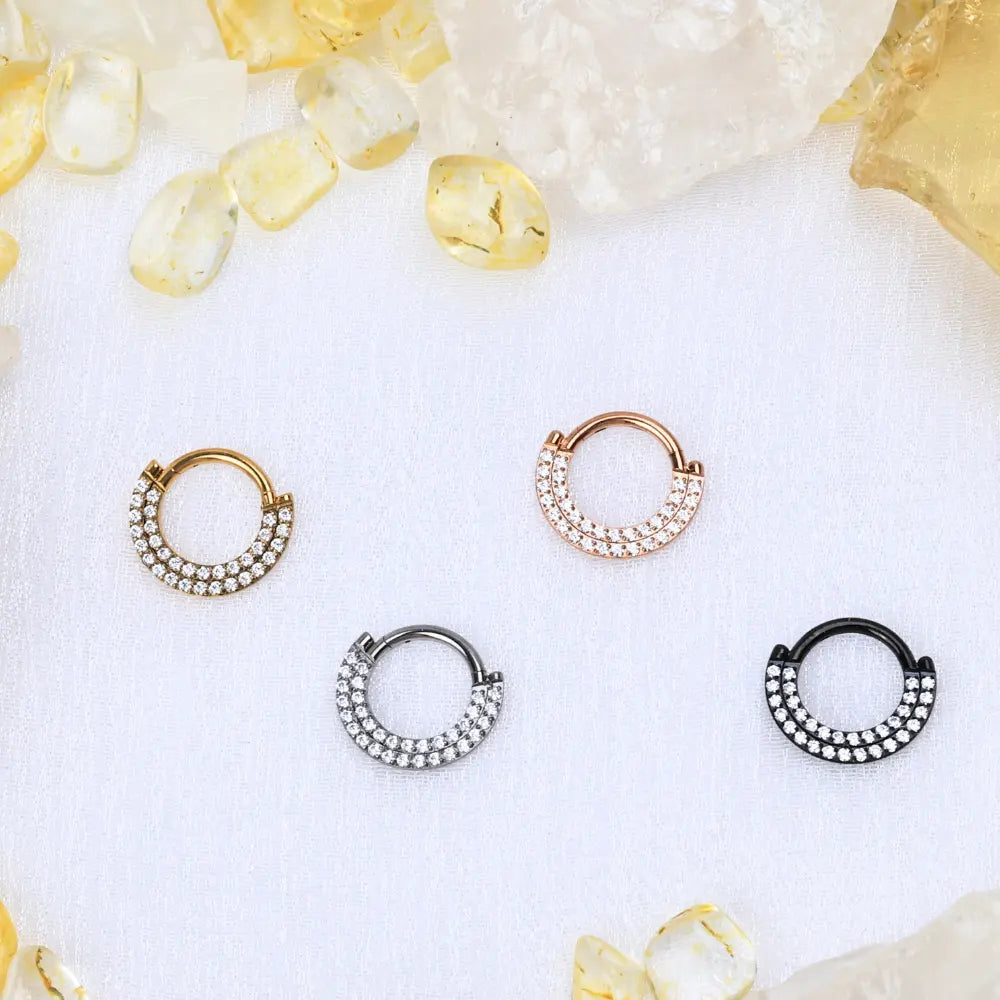 Titanium Constellation Septum Clicker | Daith Ring