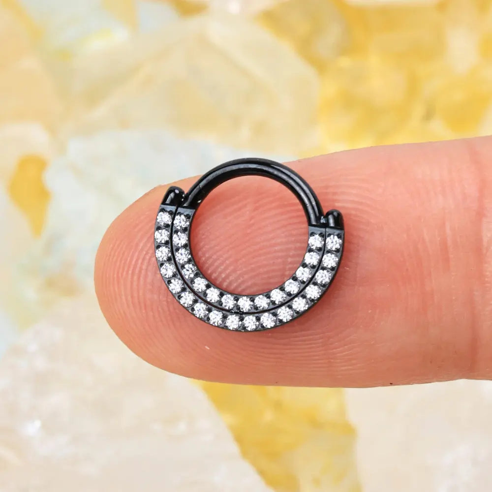 Titanium Constellation Septum Clicker | Daith Ring