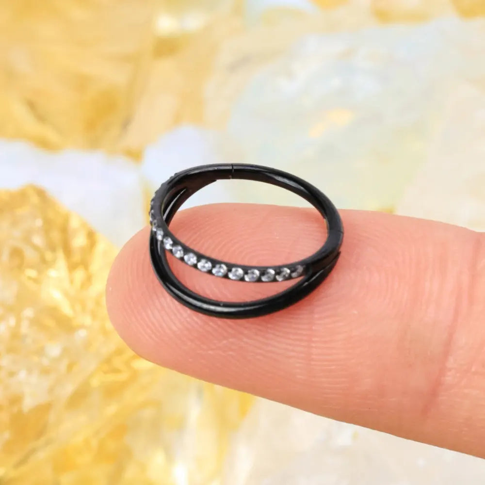 Titanium Electra Diamond Duo Clicker