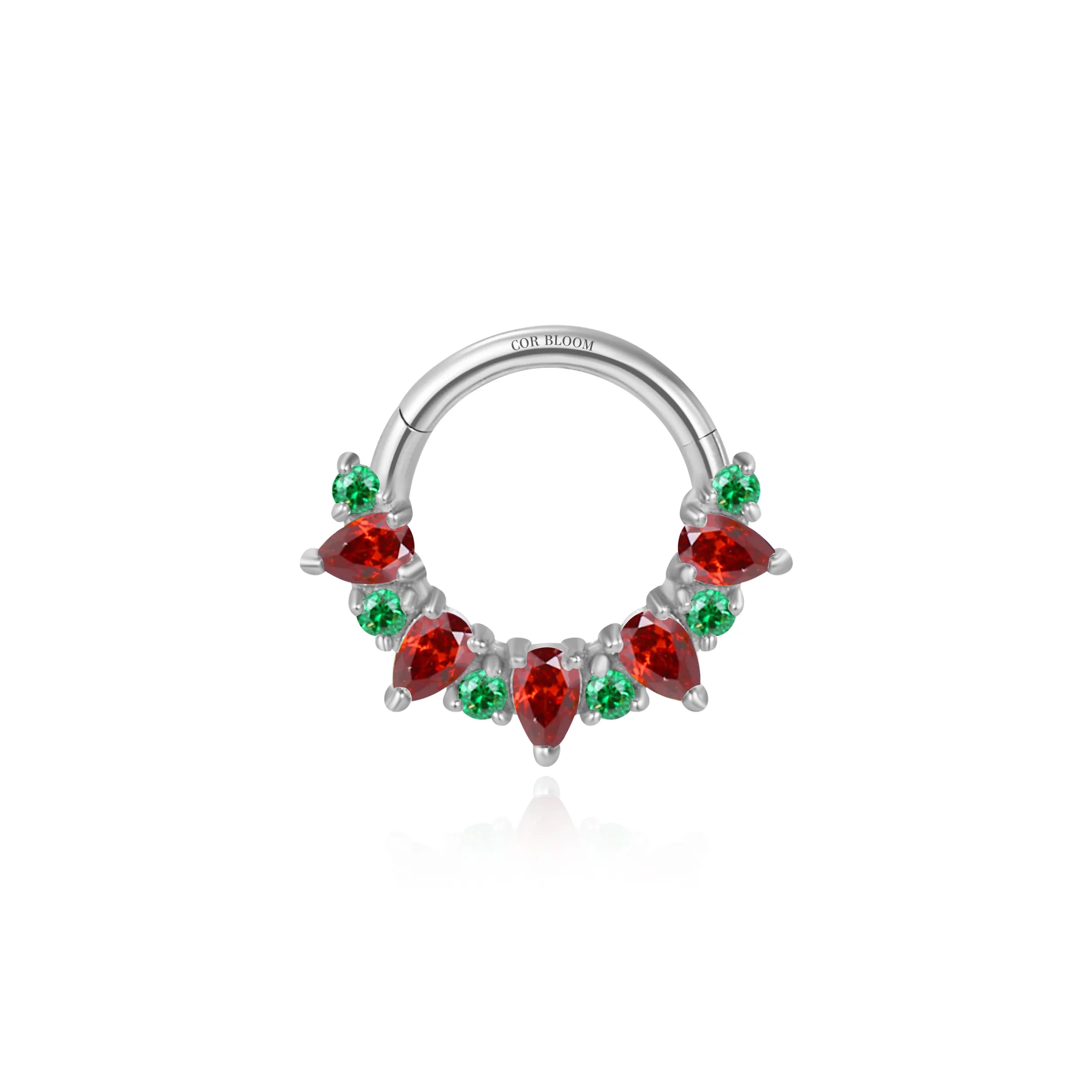 Dakota Xmas Pear Gemstone Clicker