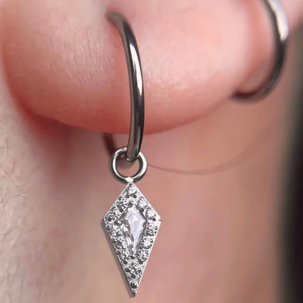 Titanium Achilles Hinged Segment Ring | Cartilage Hoop