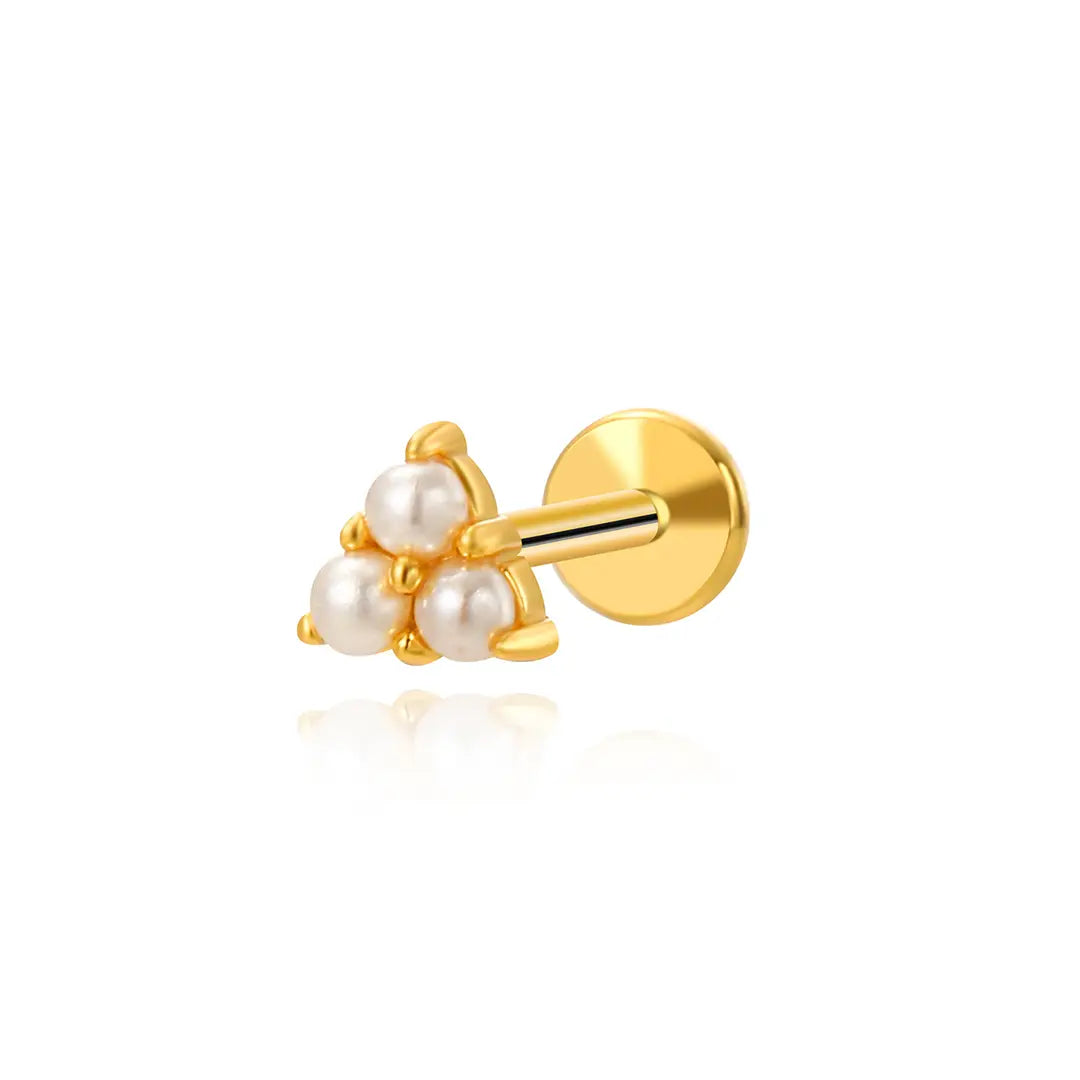 Flat back deals earrings for babies