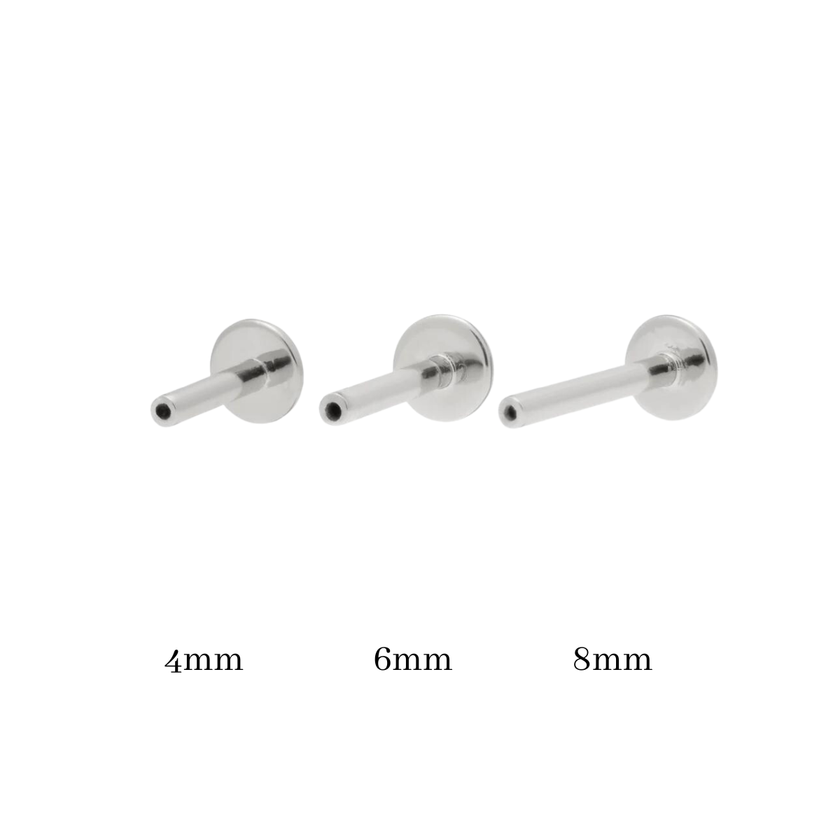 16g/18g Internally Threaded Flatback Post
