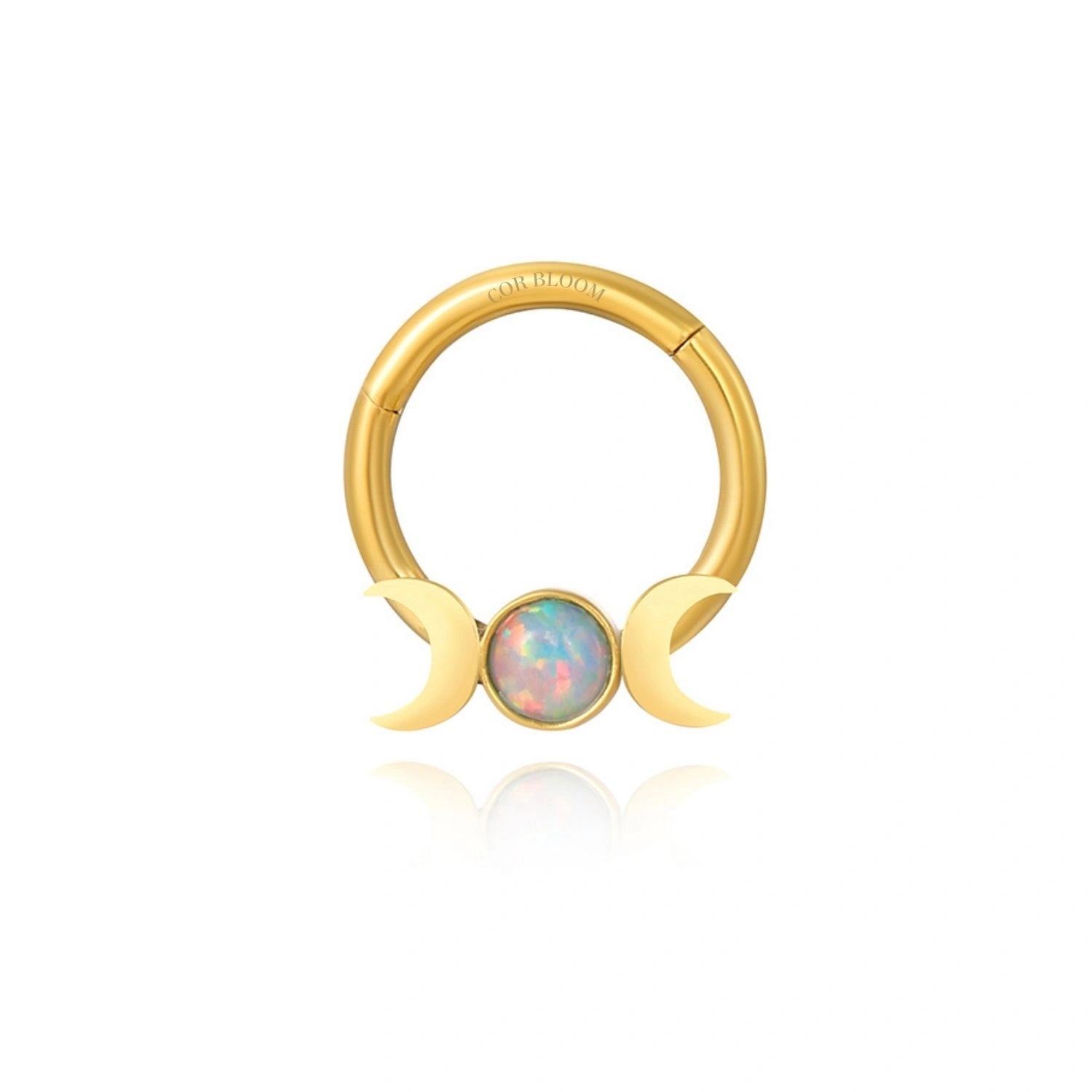 Cresent Moon Ritual Septum Clicker | Daith Hoop
