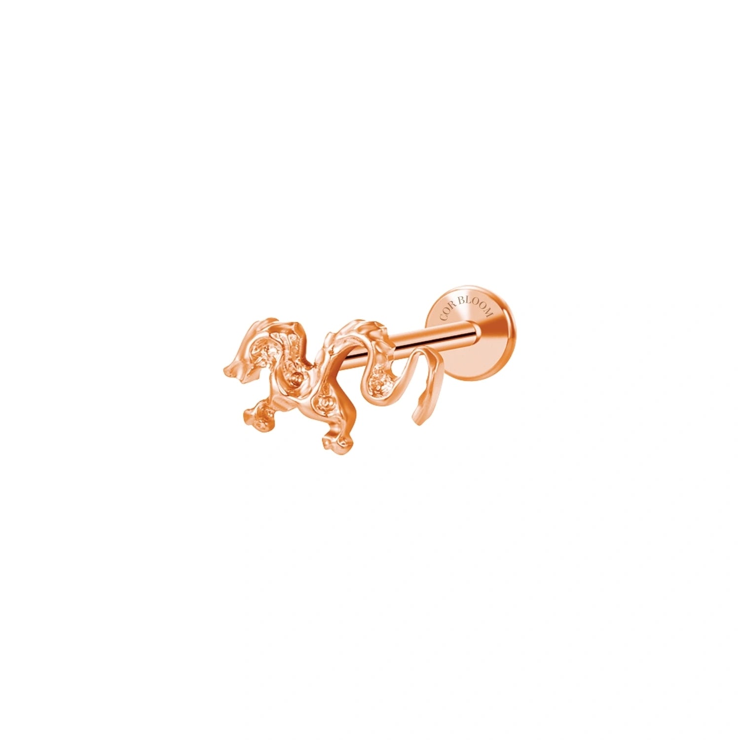 Titanium Dragon Piercing Stud