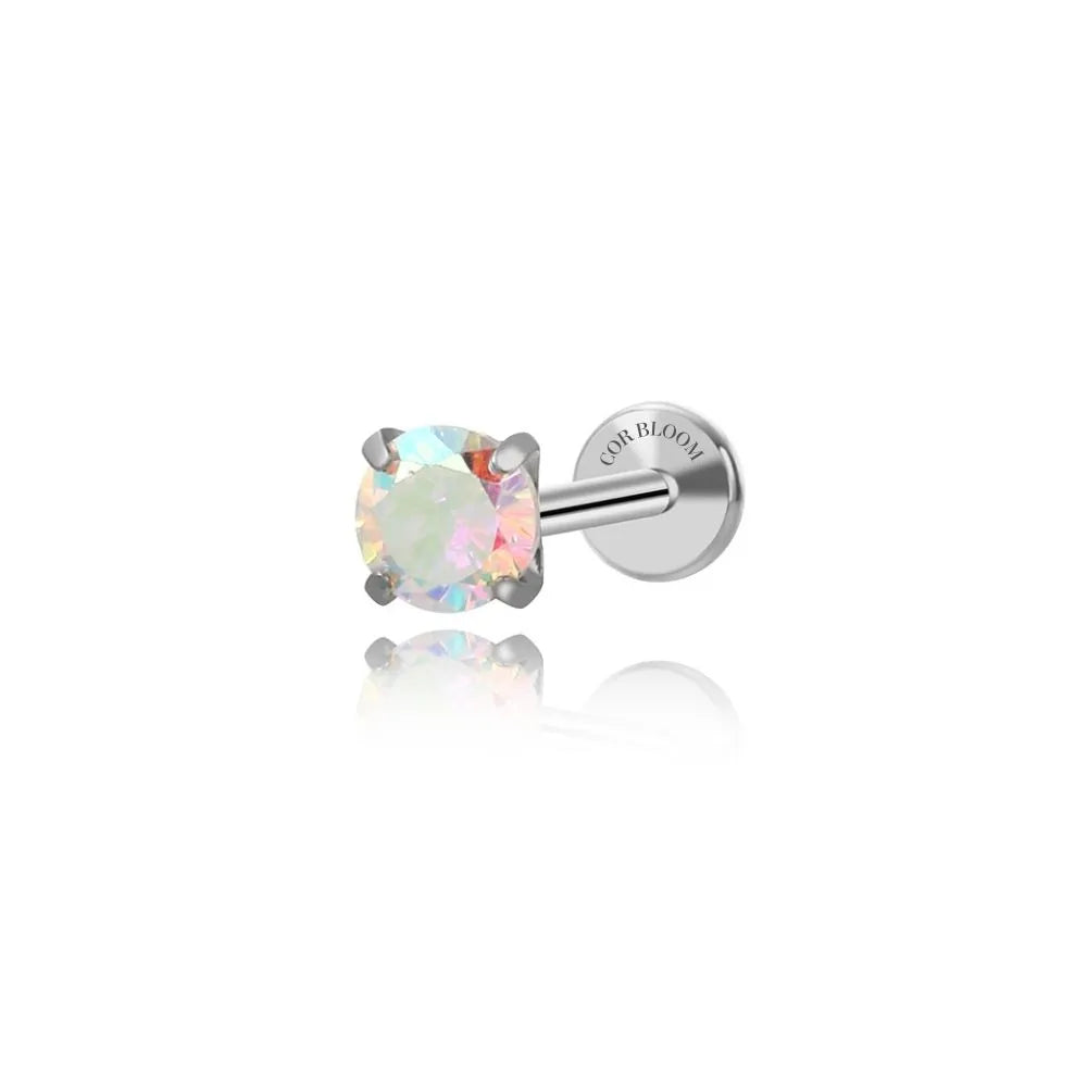 Titanium Multisize AB Stone Stud (Push Pin)