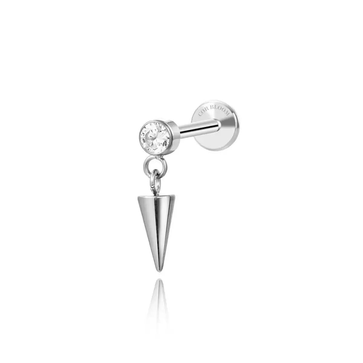 Titanium Damian Dangling Piercing Stud