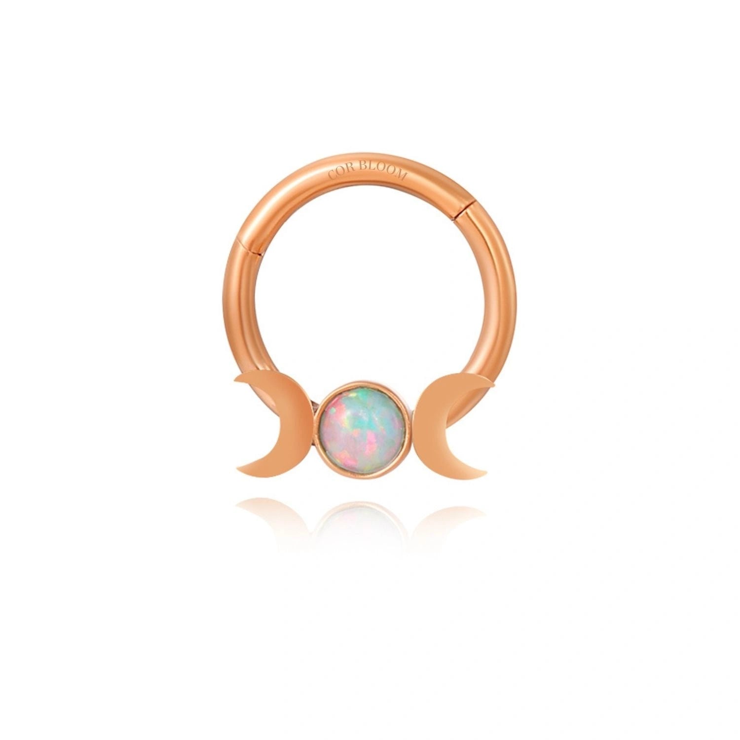Cresent Moon Ritual Septum Clicker | Daith Hoop
