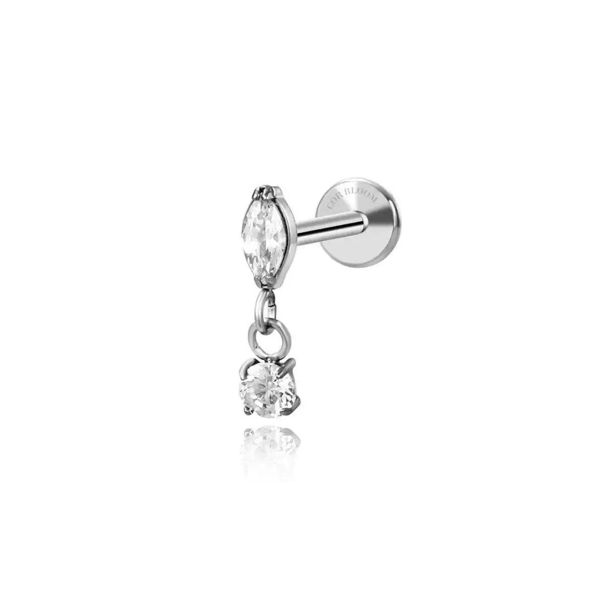 Titanium Illyria Dangling Piercing Earring