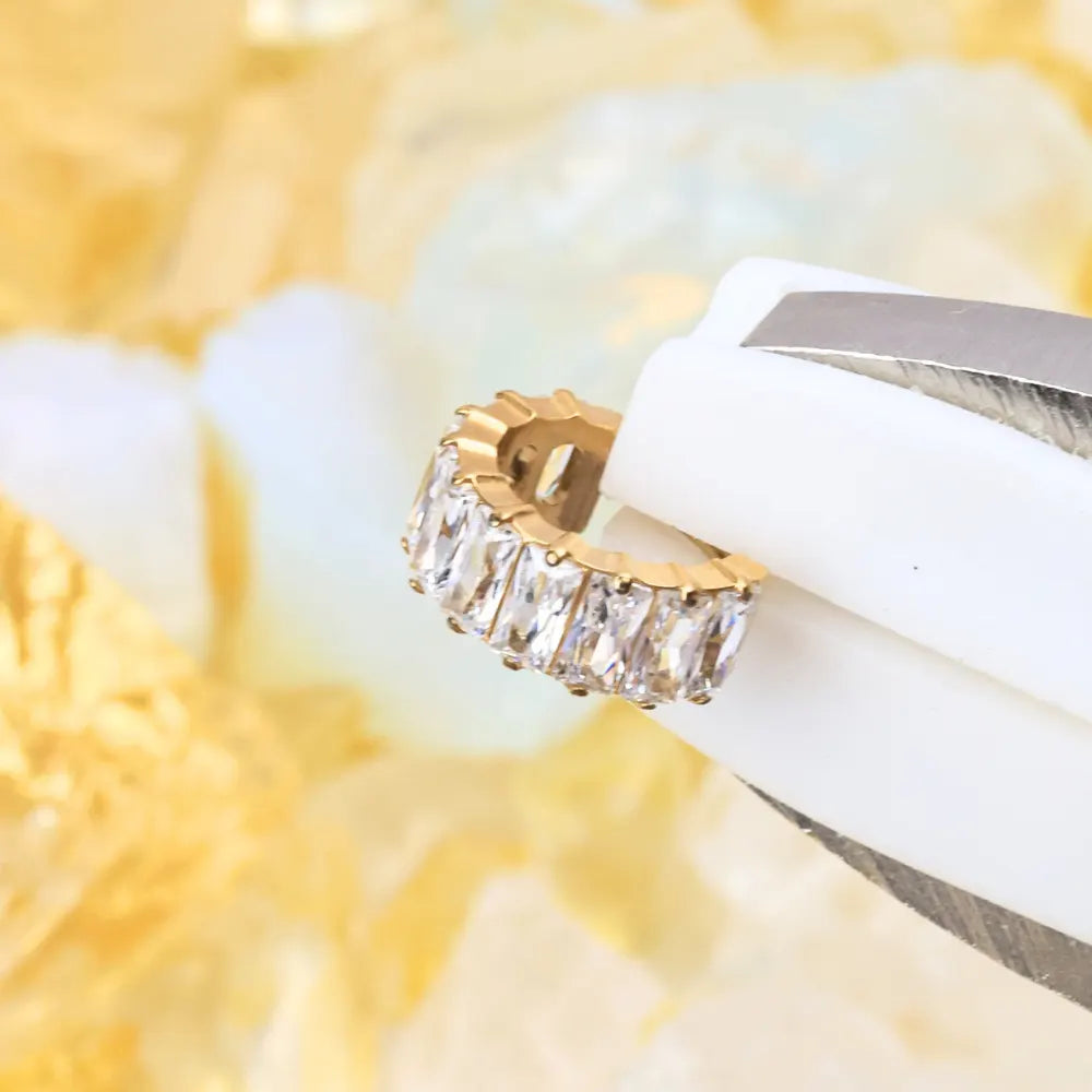 Titanium Crystal Sugar Clicker | Conch Hoop
