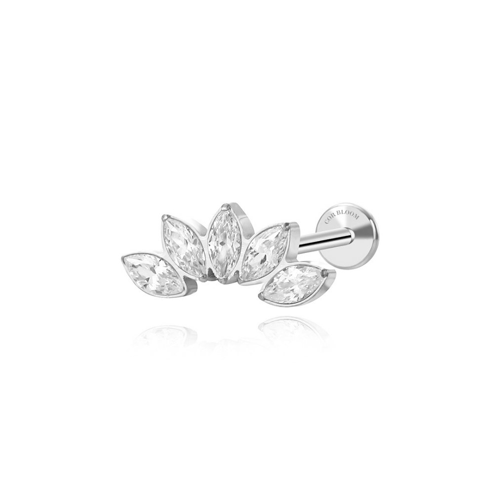 Implant Grade Titanium 5-Petal Diamond Crown