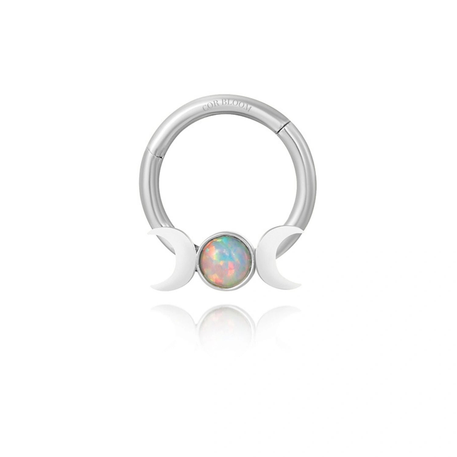 Cresent Moon Ritual Septum Clicker | Daith Hoop