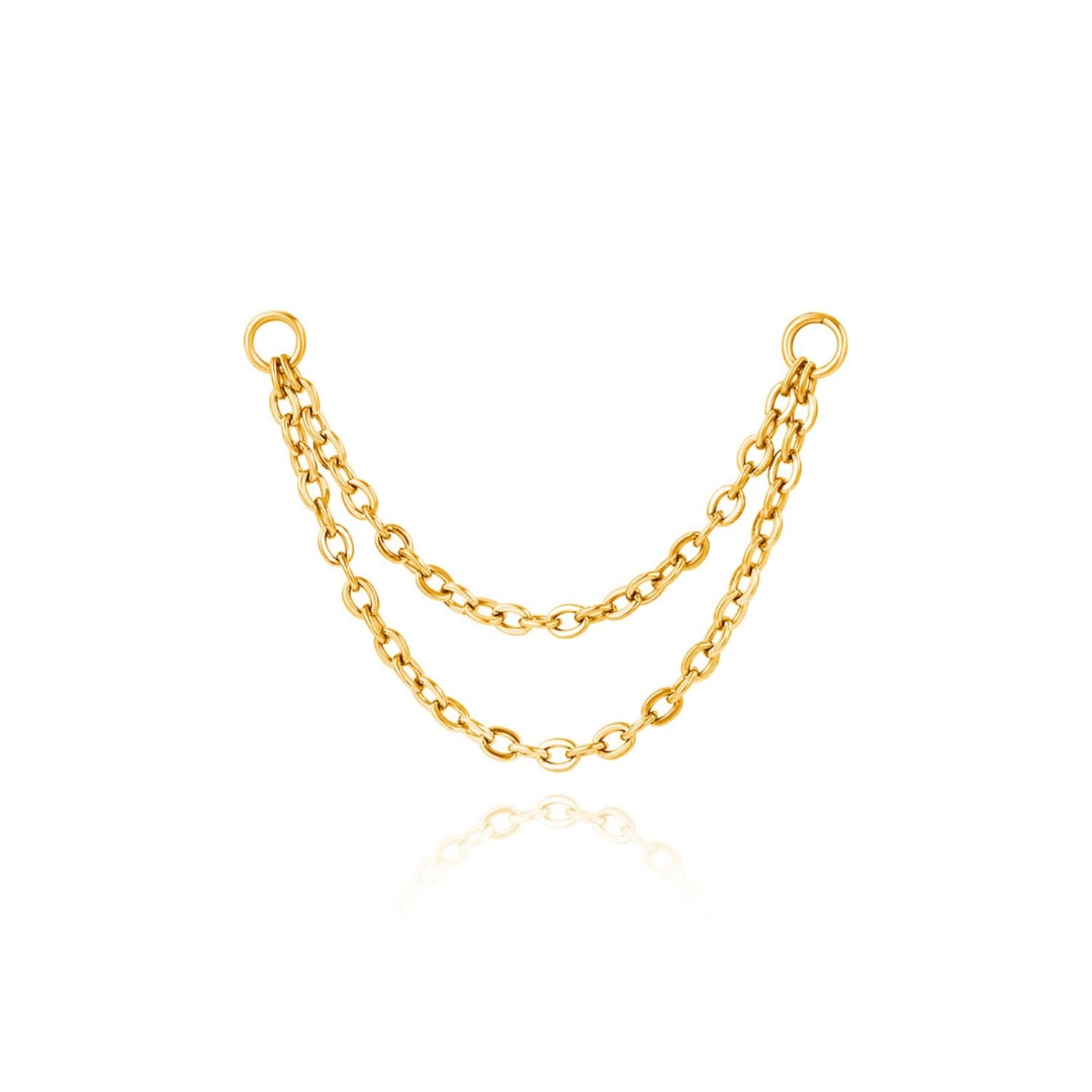 Titanium Duo Chain Attachment • Cartilage Dangling Chain