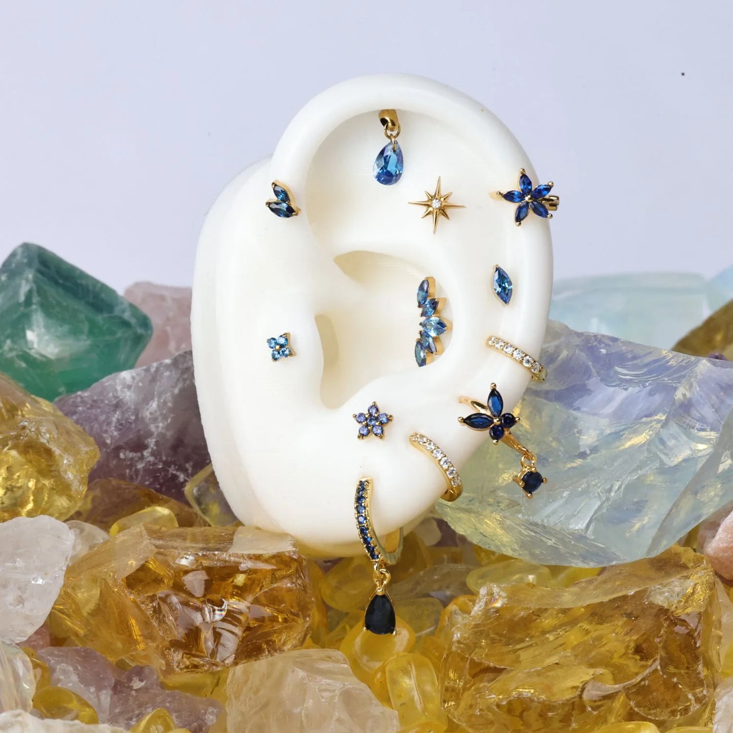 Titanium Northern Star Piercing Stud
