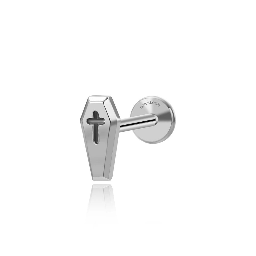 Titanium Magic Coffin Piercing Earring