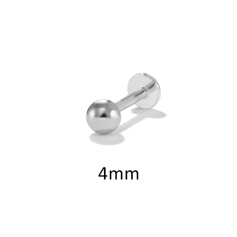 Titanium Essential Flat Back Piercing Stud (16G)