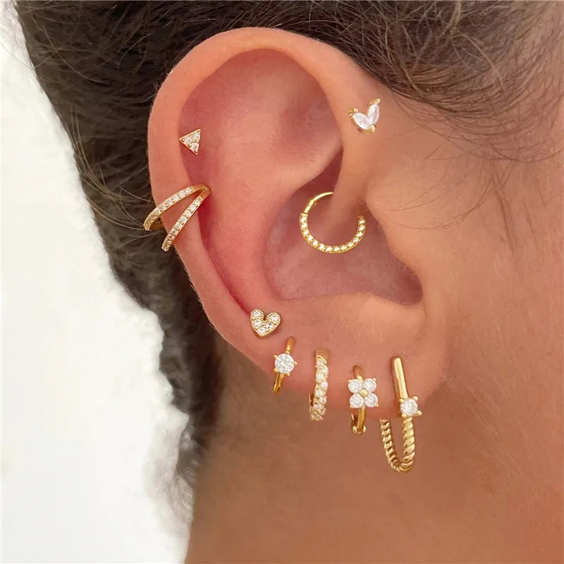 Two-Petal Flat Back Stud