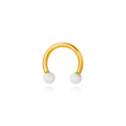 Titanium White Opal Circular Barbell