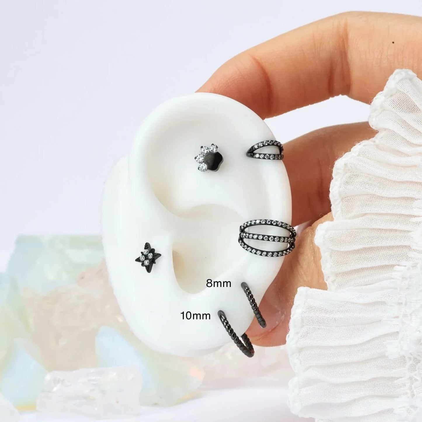 Basic Twisted Rope Hoop Earring (20G)