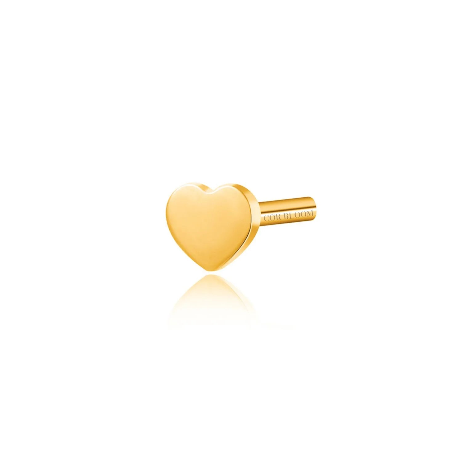 Solid Titanium - Heart Shape - Back Post