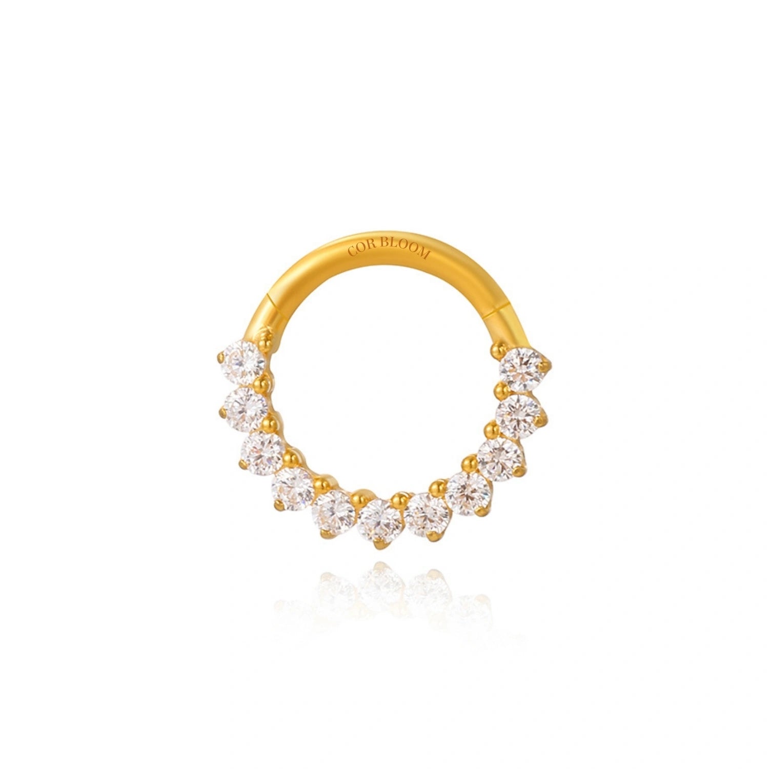 Titanium Infinity Diamond Septum Clicker | Daith Hoop