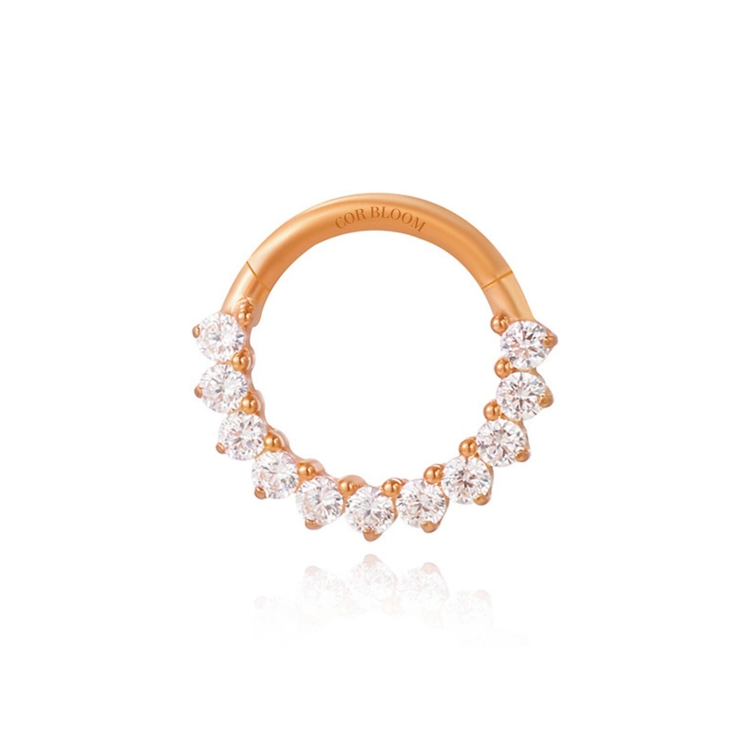 Titanium Infinity Diamond Septum Clicker | Daith Hoop