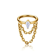 Titanium Duo Chain Hecata Kite Clicker | Conch Hoop