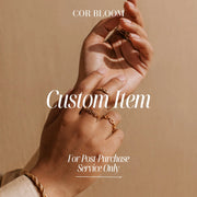 Custom Item(s) - Shipping & Warehousing