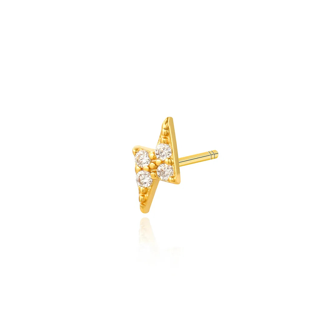 Crescent Moon and Northern Star Earring Set