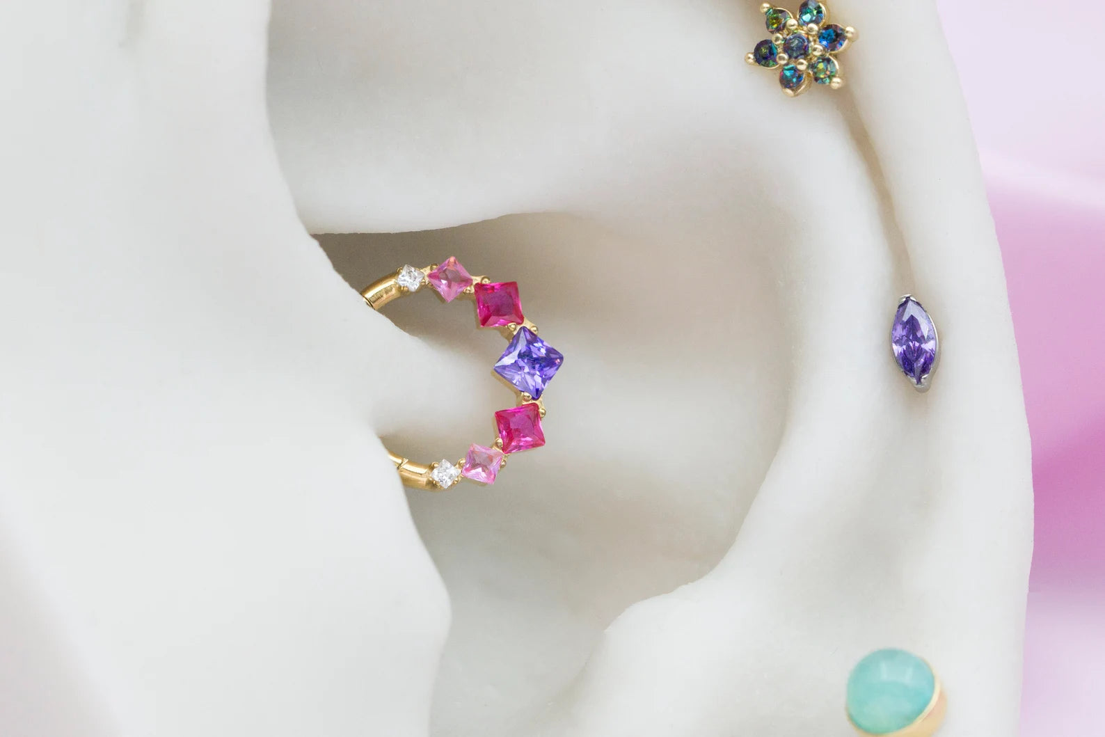 Titanium Wynter Pink & Amethyst Gradient Clicker - Fairyland