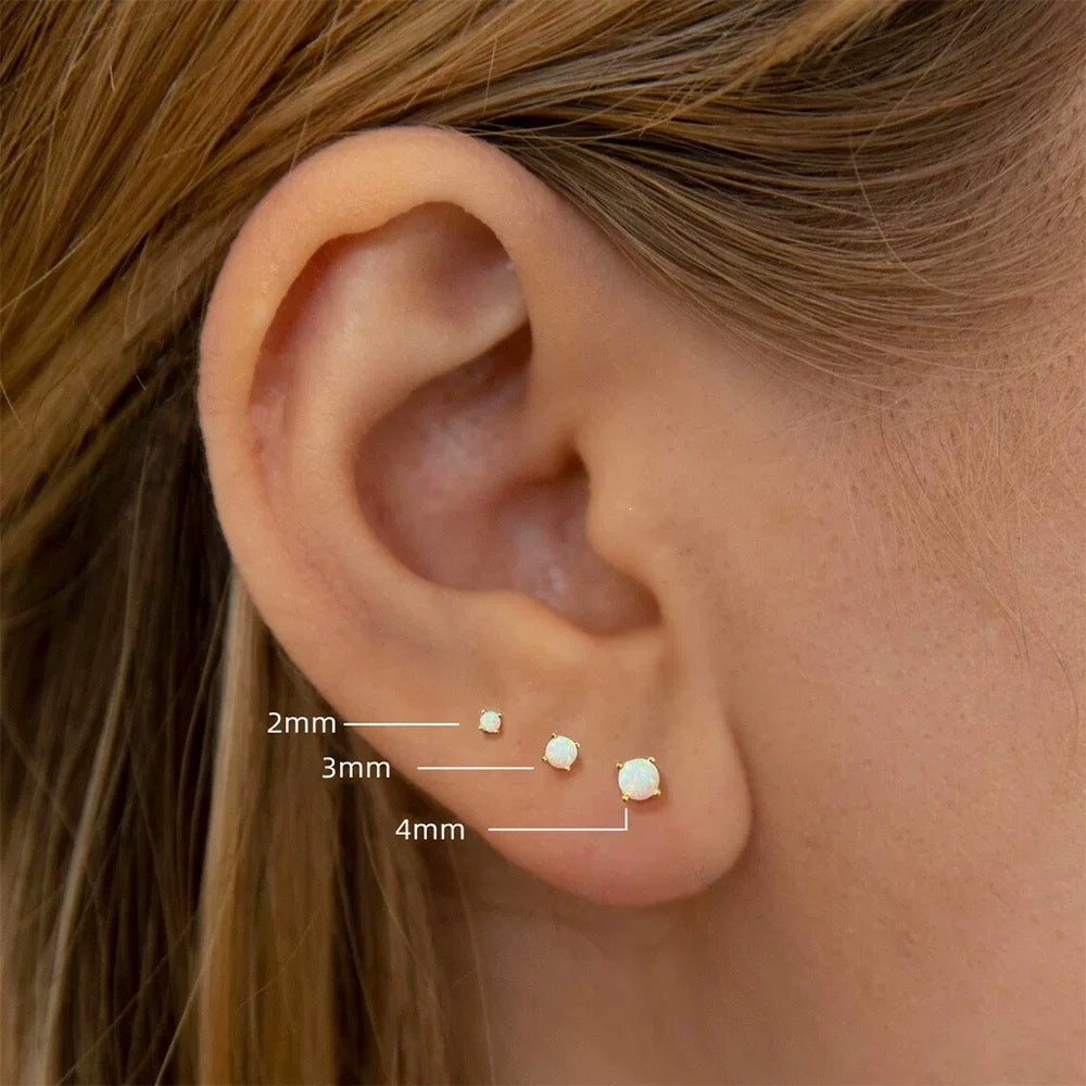 Essential Opal Stud Earring Sets