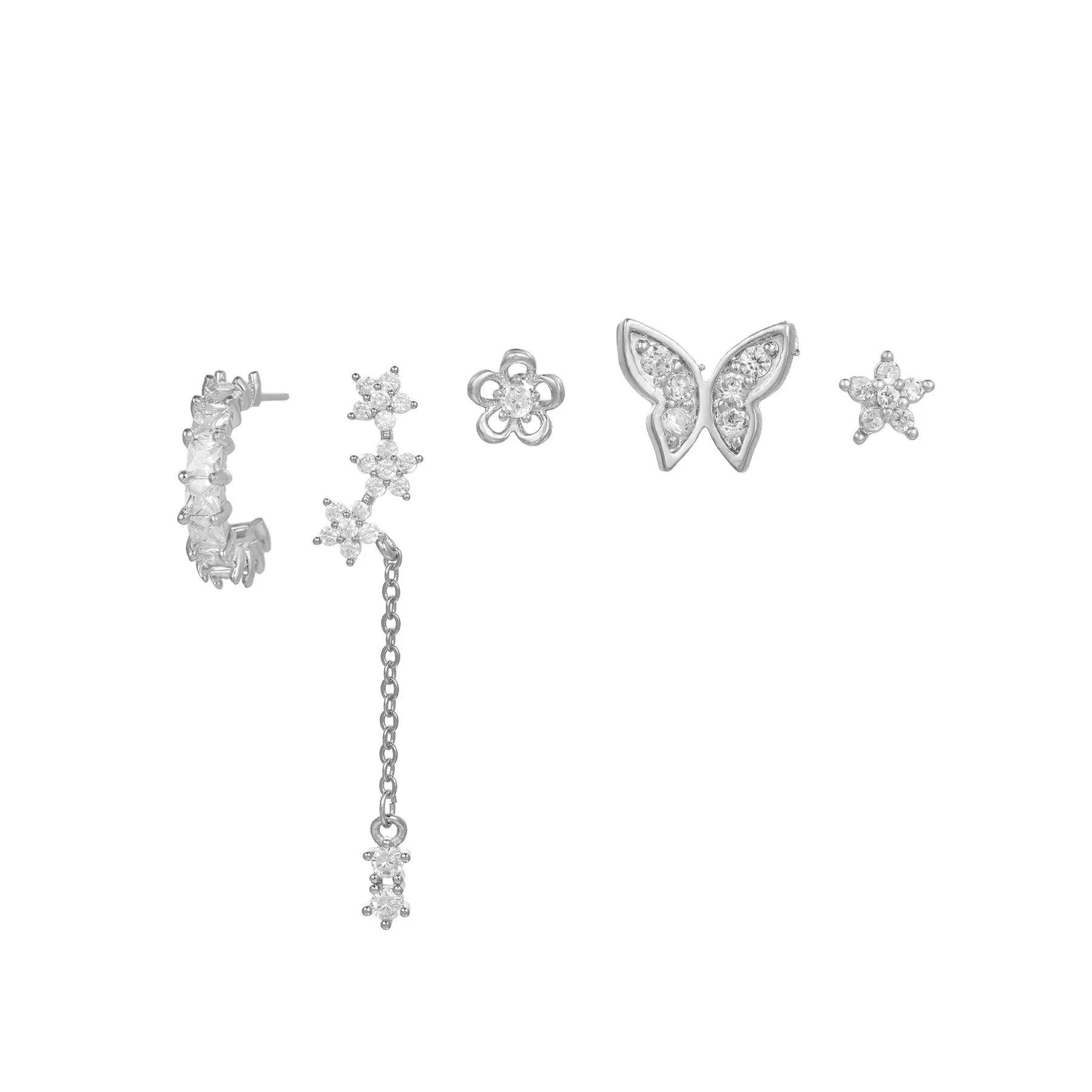 Butterfly Earring Set