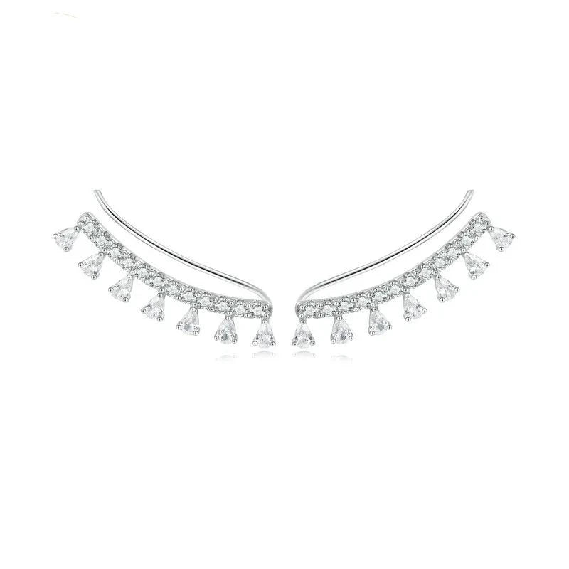 Diamond Wave Earrings