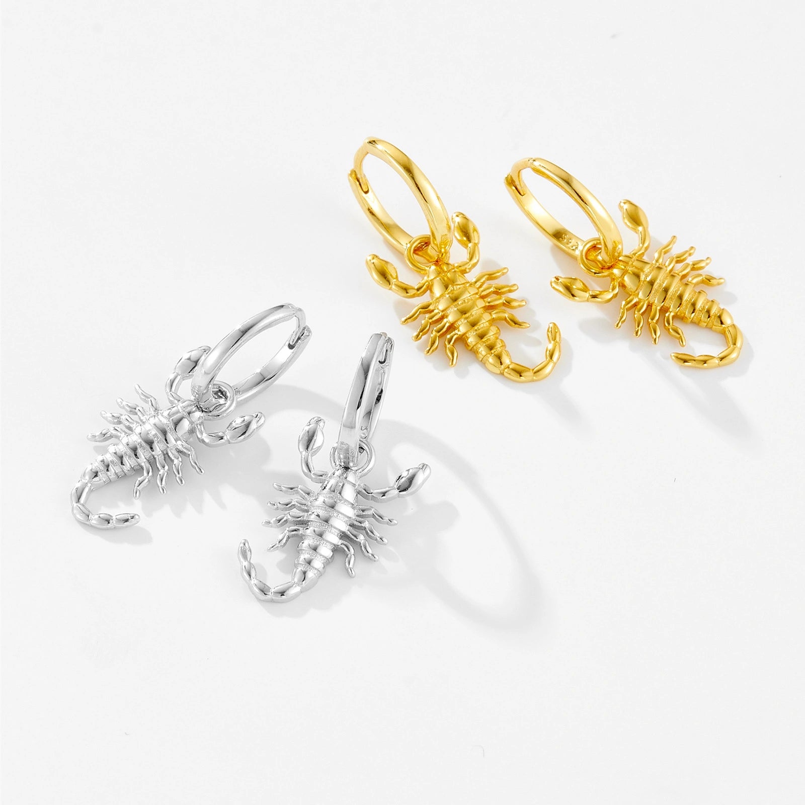 Scorpion Hoop Earrings