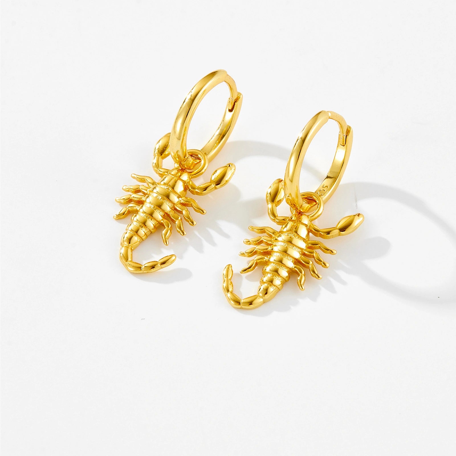 Scorpion Hoop Earrings