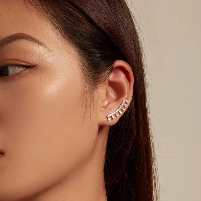 Diamond Wave Earrings