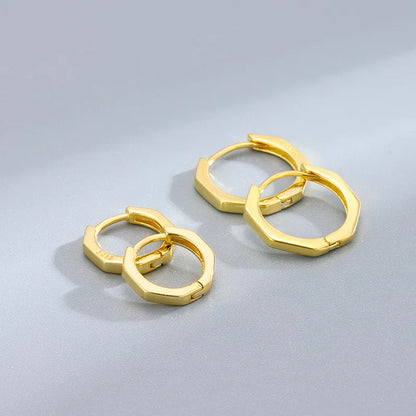 Geometric Hoop Earrings