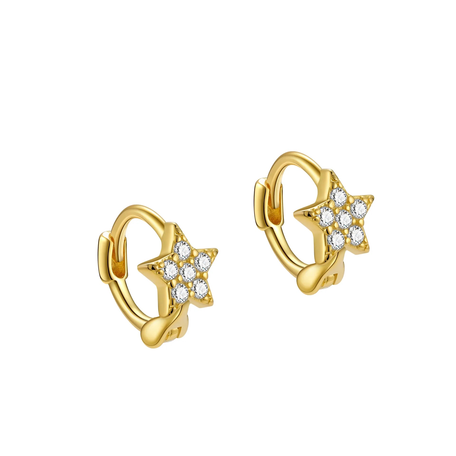 Small Crystal Star Huggies