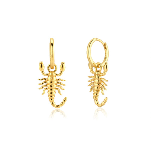 Scorpion Hoop Earrings