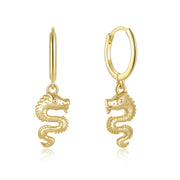 Dragon Hoop Earrings