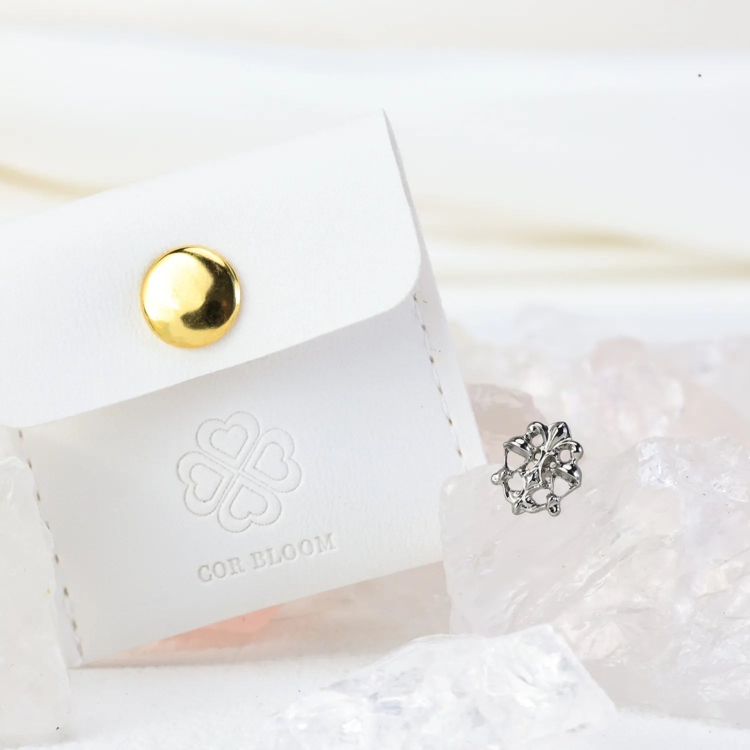 Titanium Libra Piercing Stud