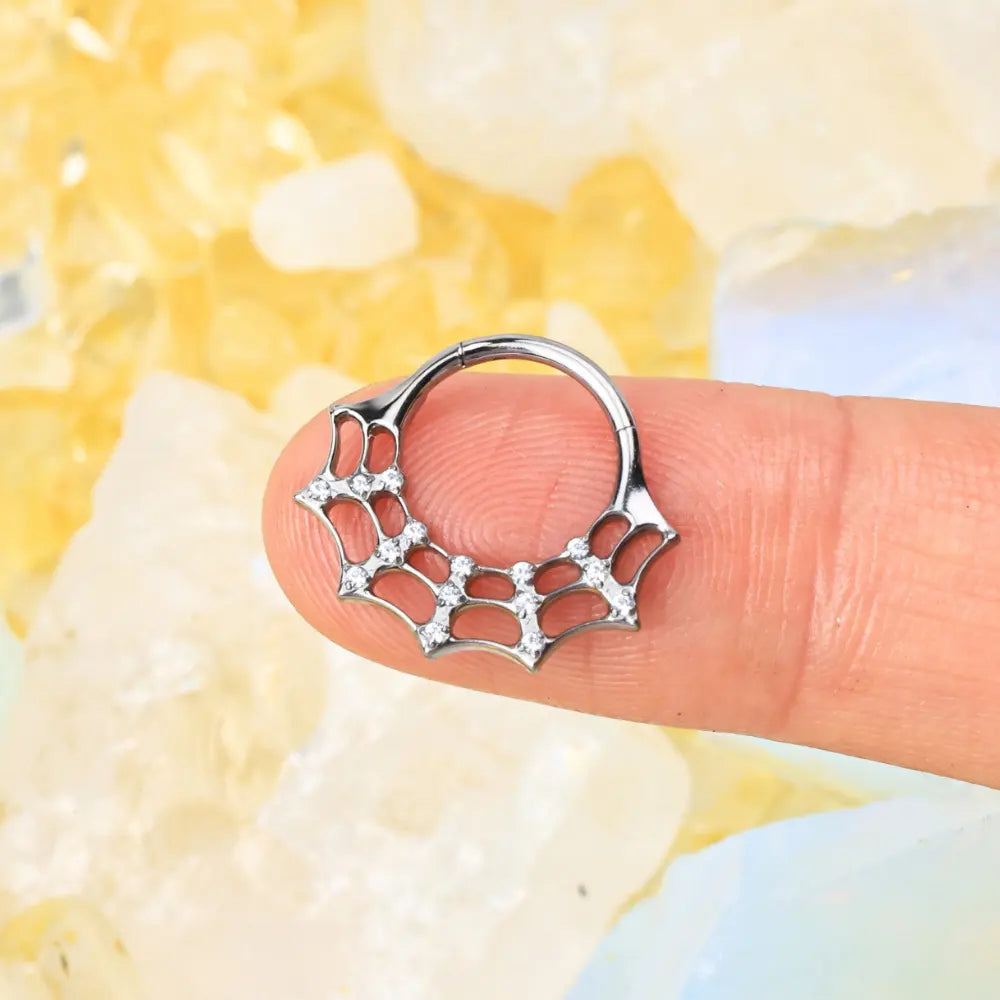 Titanium Diamond Spider Net Clicker